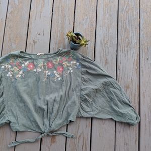 Vintage inspired Embroidered Top
